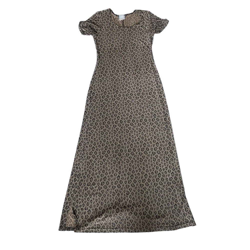 Vintage Rabbit Rabbit Rabbit Designs Cheetah Short Sleeve Dress 80 & 90’s
